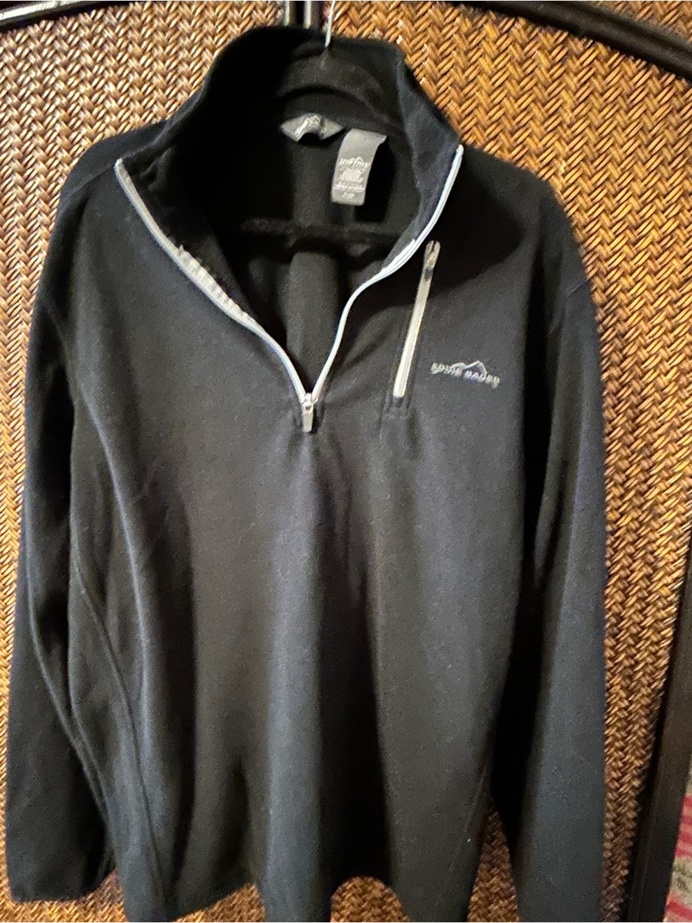 Bauer Black Men's Half-Zip Sweater